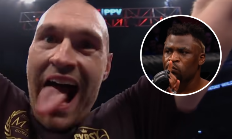 Tyson Fury nazywa walkę z Ngannou "łatwą robotą", mistrz kategorii ciężkiej UFC odpowiada.