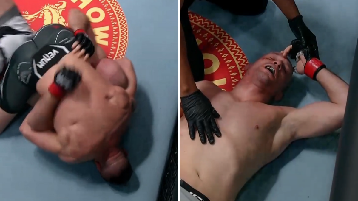 Bartosz Fabiński przegrywa na UFC Vegas 24. Polak poddany gilotyną po dwóch minutach pojedynku [WIDEO]
