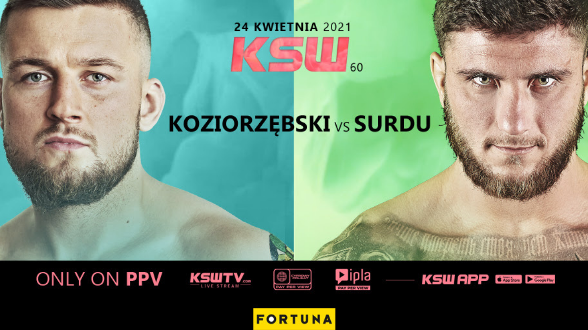 Starcie Kacper Koziorzębski vs. Ion Surdu zamyka kartę KSW 60.