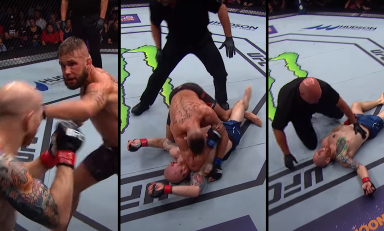 (VIDEO) UFC przypomina brutalne zwycięstwo Stephensa. Gamrot musi uważać na jego silne ciosy