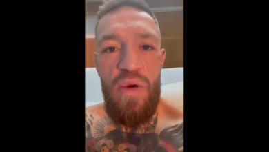 (VIDEO) McGregor z wiadomością do Poiriera i kibiców: "Możesz świętować to nielegalne zwycięstwo, ale..."