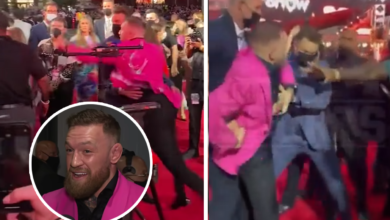 (VIDEO) McGregor oblałem drinkiem rapera i rzucił się na niego z pięściami!