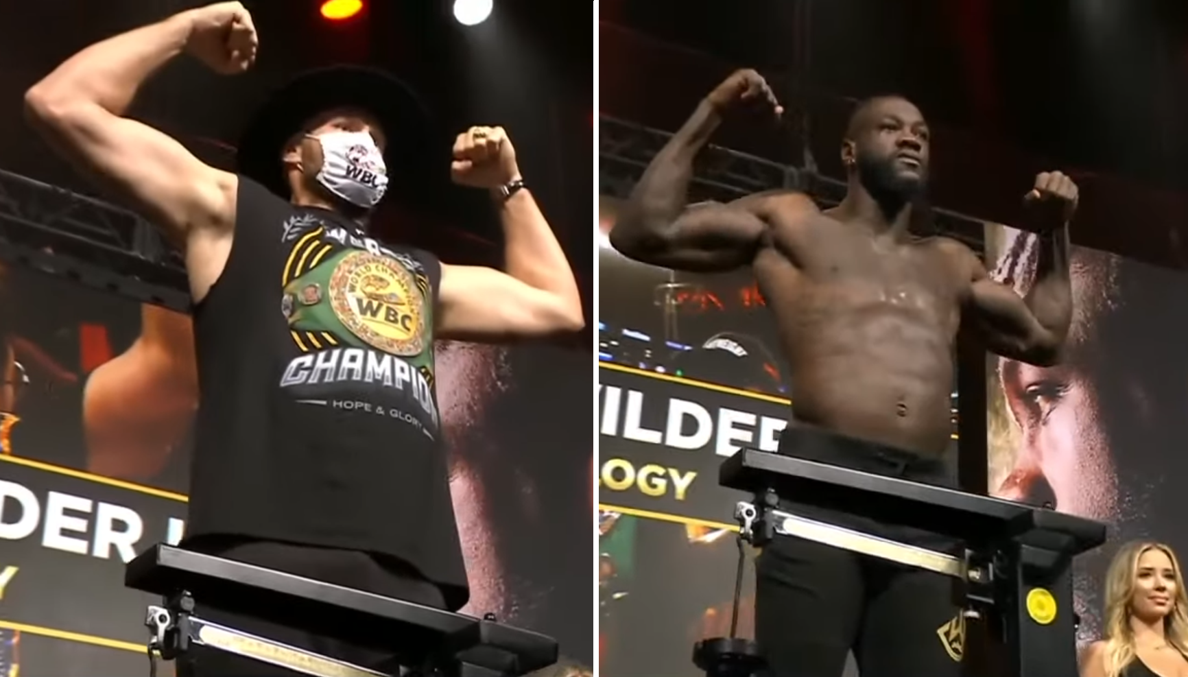 (VIDEO) Oficjalne ważenie przed galą Tyson Fury vs Deontay Wilder! Obaj pięściarze z rekordową wagą!