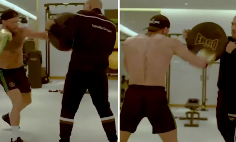 (VIDEO) Conor McGregor prezentuję swoją formę. Powrócił na salę treningową po koszmarnej kontuzji