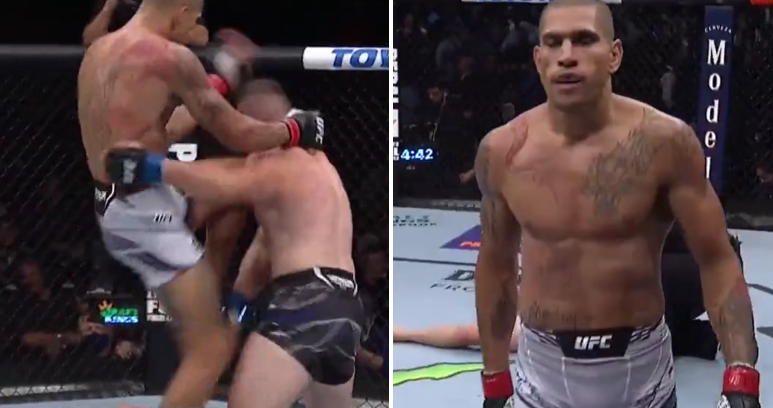(VIDEO) Efektowny debiut Alexa Pereiry w UFC! Potężny nokaut latającym kolanem w wykonaniu "Poatana"