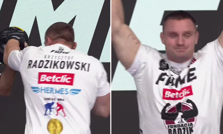 (VIDEO) Tak prezentuje się forma Krzysztofa Radzikowskiego przed debiutem w FAME! Były strongman pokona Piotra Piechowiaka?