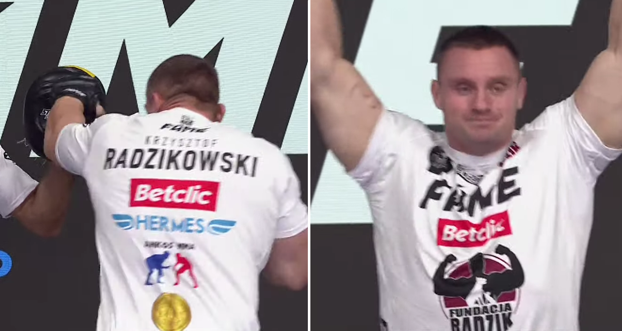 (VIDEO) Tak prezentuje się forma Krzysztofa Radzikowskiego przed debiutem w FAME! Były strongman pokona Piotra Piechowiaka?