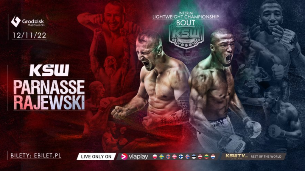 KSW 76: Rajewski vs. Parnasse – StrefaMMA.pl – Portal sportów walki