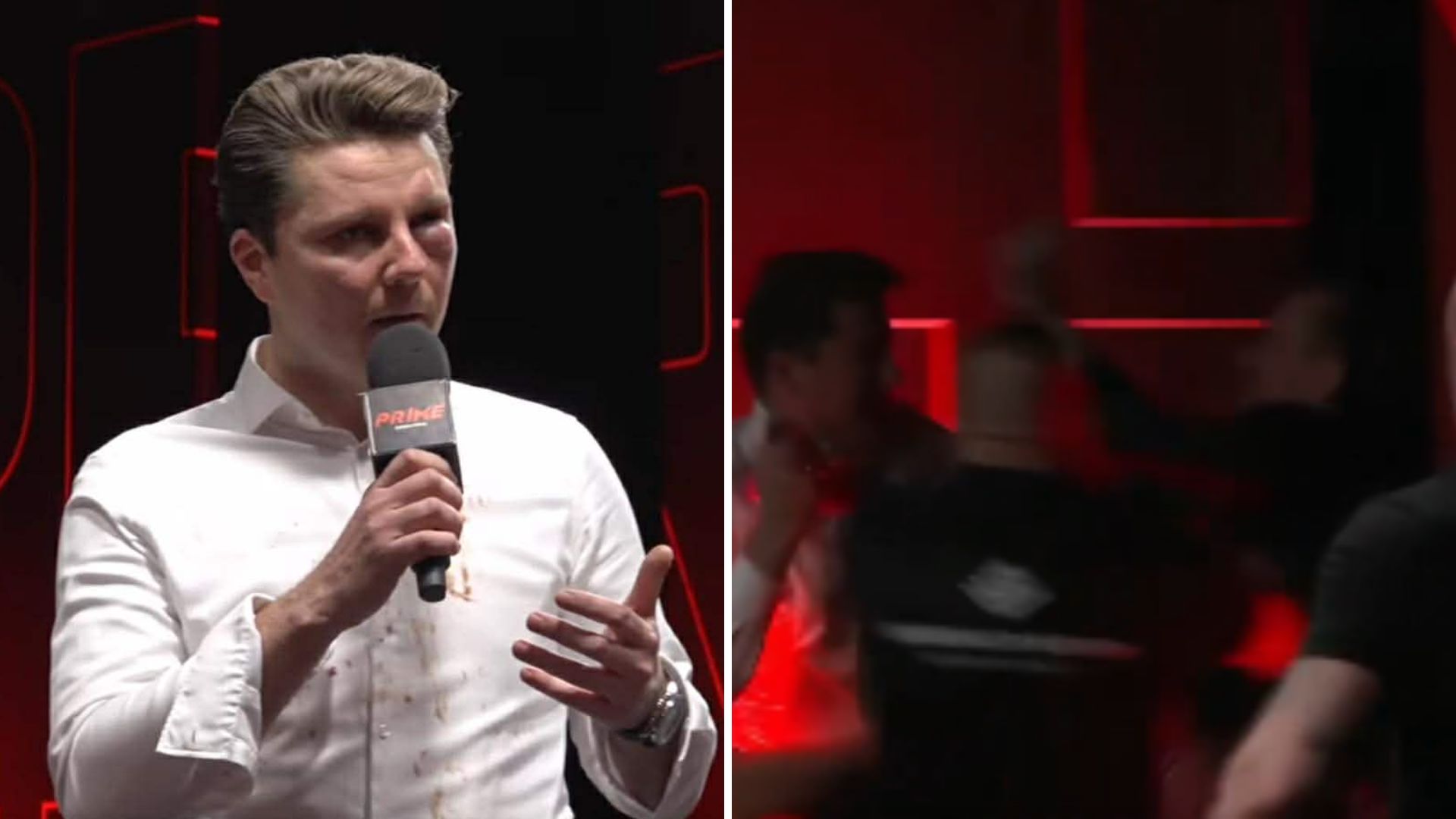 Korczarowski z urazem po burzliwej konferencji PRIME MMA 15. Ostre spięcie z Jasiem Kapelą