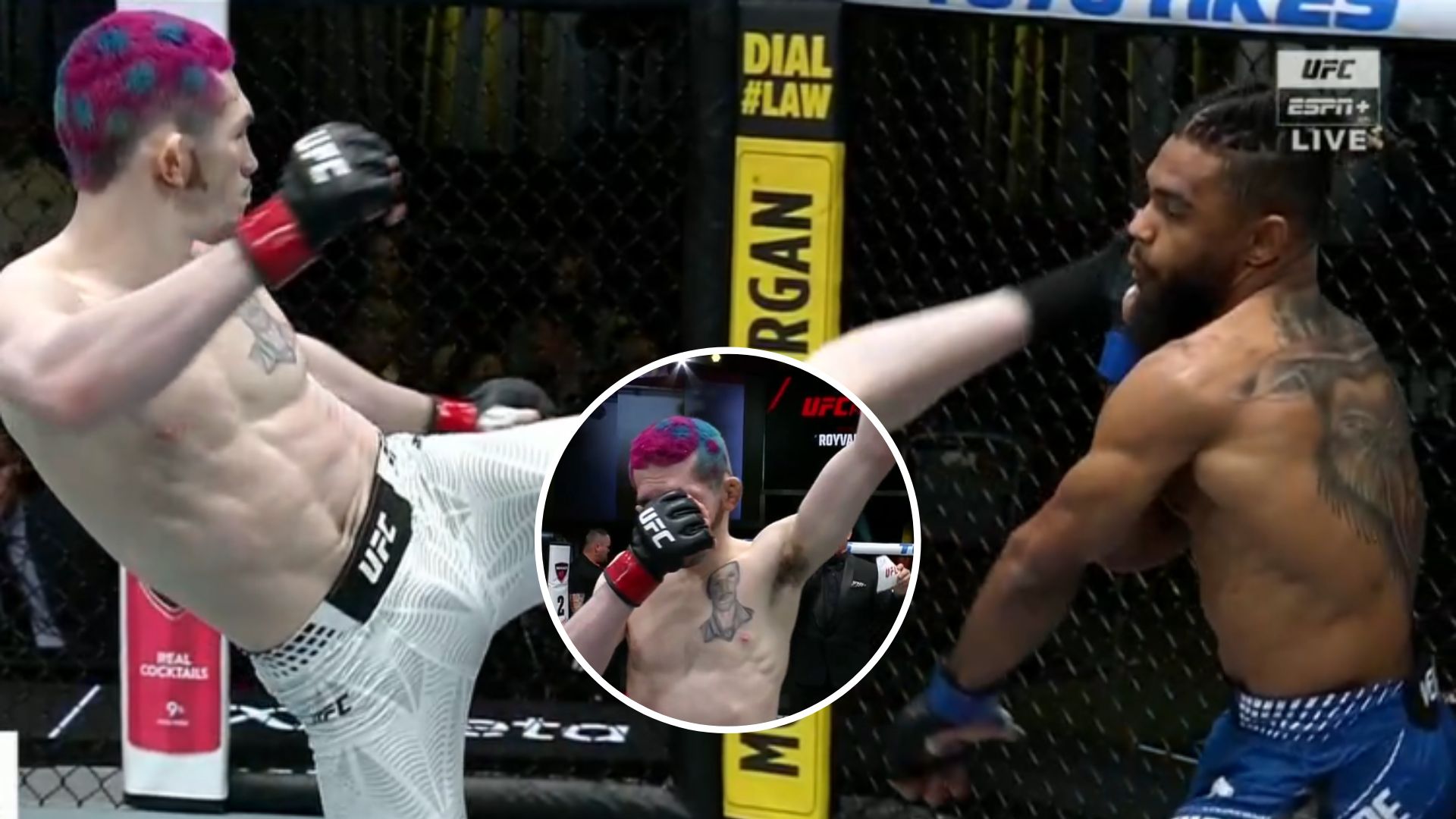 UFC: Melquizael Costa nokautuje w 74 sekundy! Ciężki nokaut po kopnięciu na głowę [WIDEO]