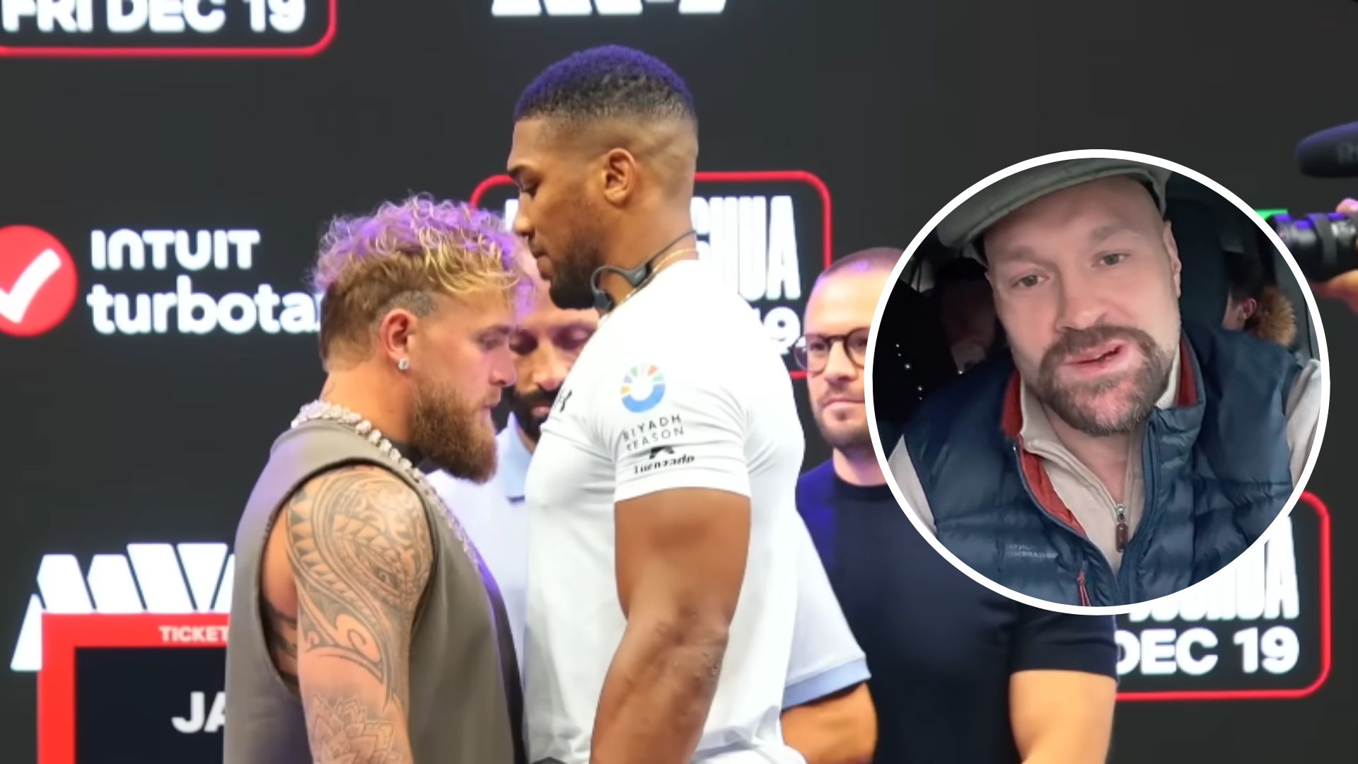 Tyson Fury ostro o zachowaniu Joshuy: Jesteś prostackim przegrywem