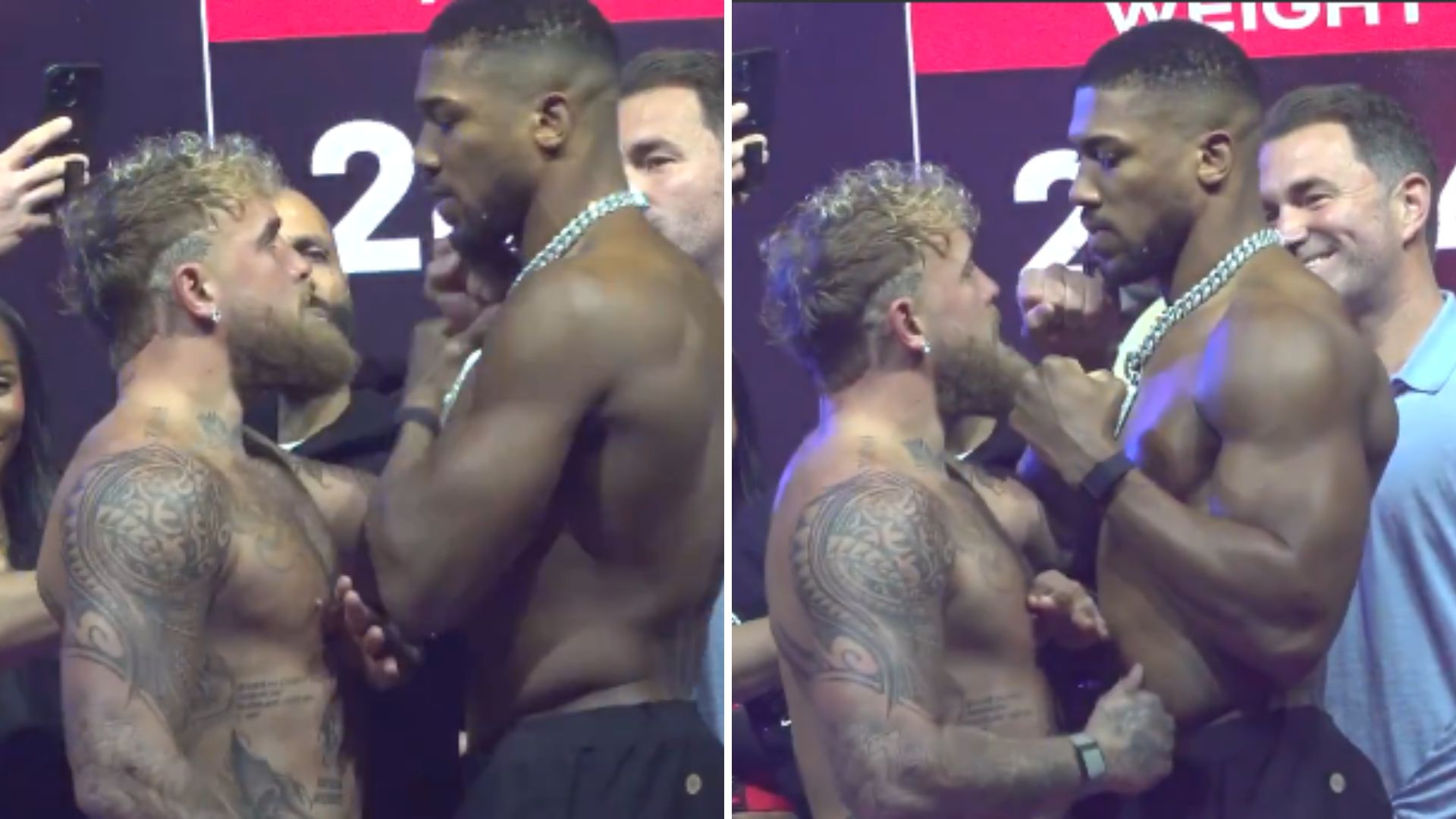 Nerwówka na ważeniu Joshua – Paul! „Nie dotykaj mojej twarzy!” [WIDEO]