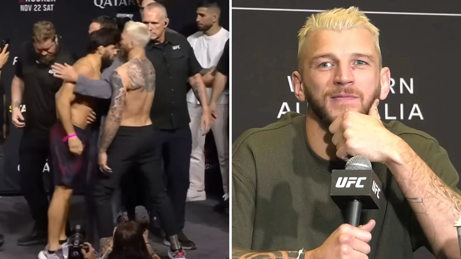 Hooker o incydencie z Tsarukyanem: Złamał mi nos główką