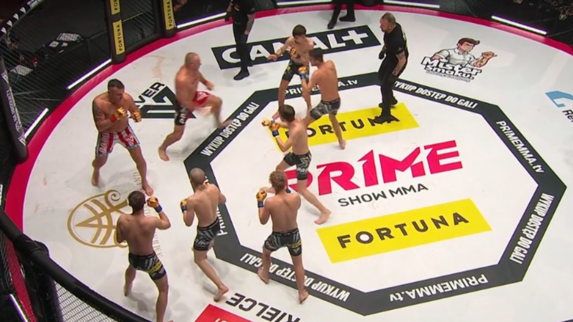 PRIME MMA 15: Jóźwiak i Naruszczka uporali się z Hordą Barbarzyńców. Szalona walka 2 vs. 8! [WIDEO]