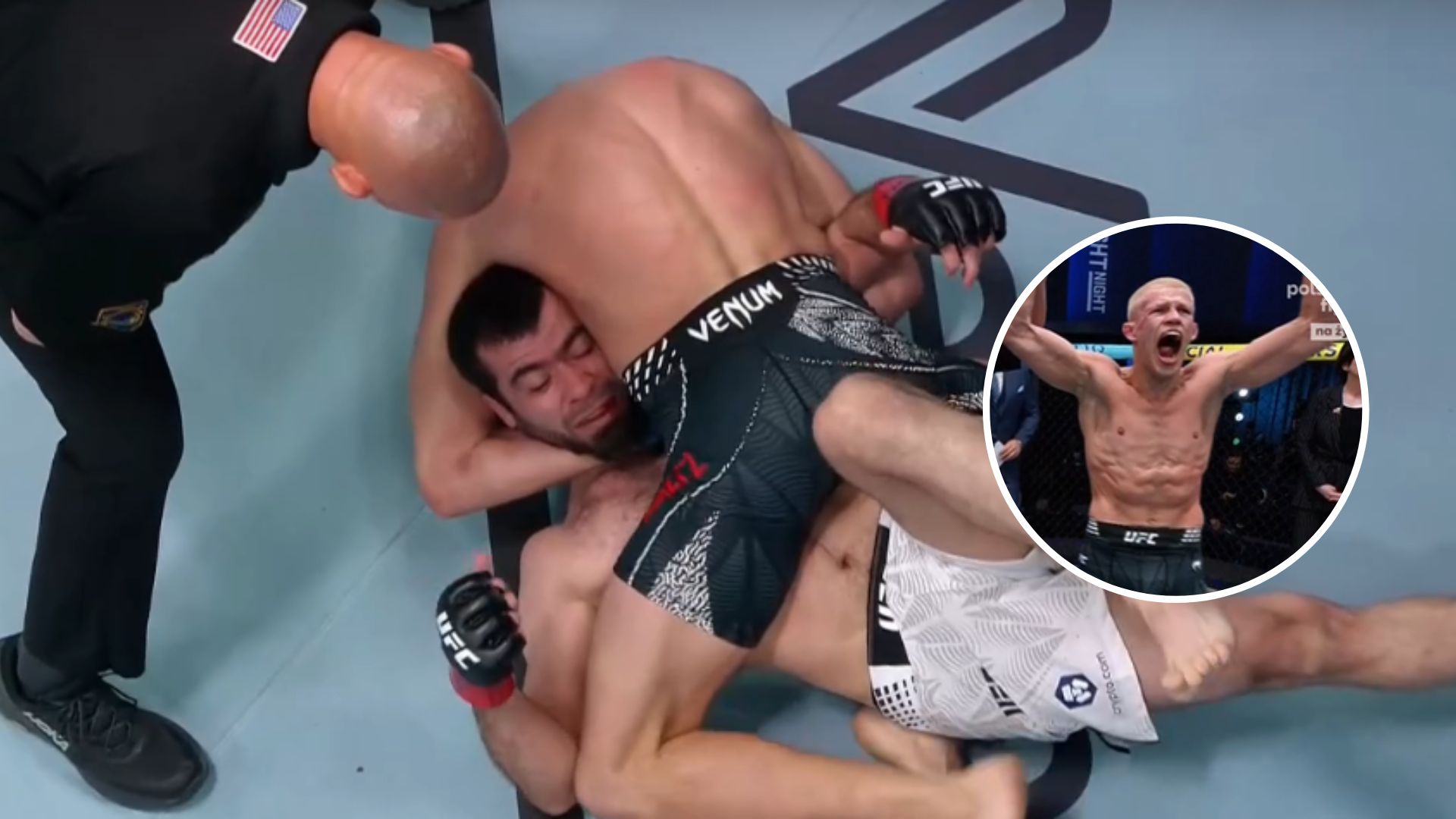 UFC: Wikłacz poddał w OSTATNIEJ sekundzie! Kolejna wygrana w oktagonie [WIDEO]