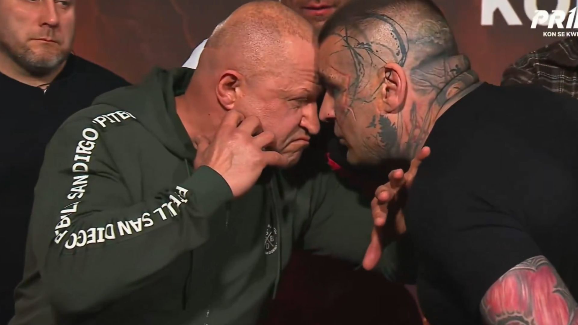 Popek prowokował Jacka Murańskiego. Pierwsze face to face przed galą Prime Show MMA 16
