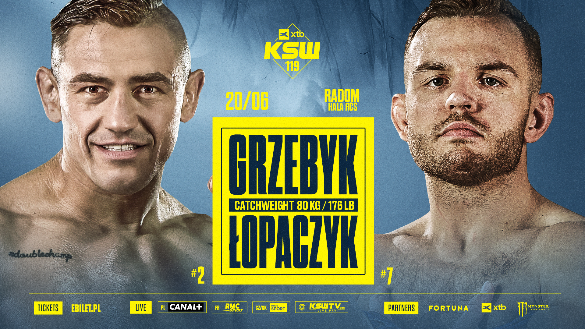 Andrzej Grzebyk wystąpi na XTB KSW 119. Mocny rywal Double Champa