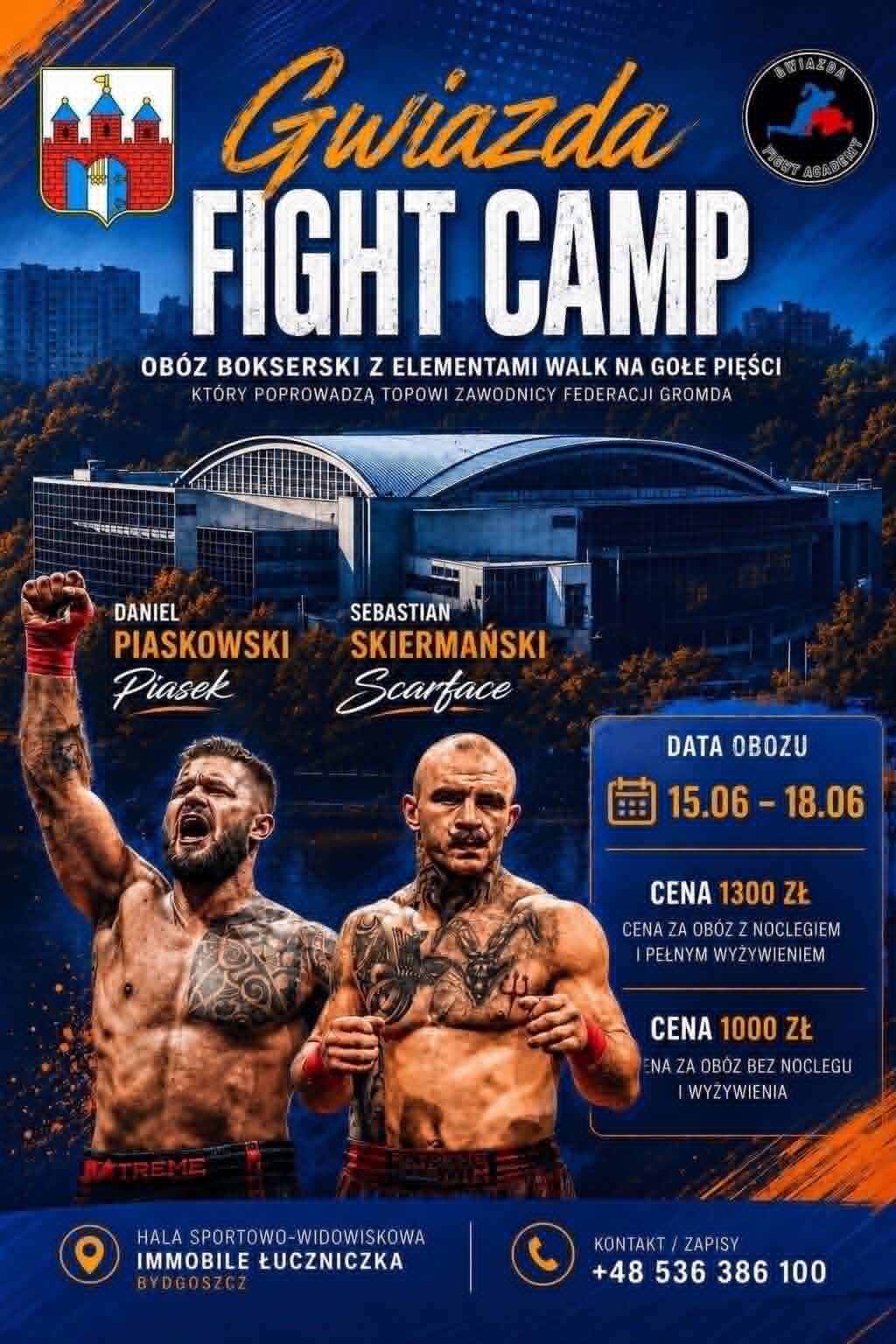 Mocne nazwiska z GROMDY i cztery dni treningów. Gwiazda Fight Camp już w czerwcu