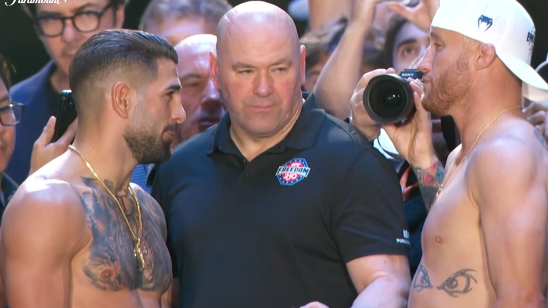 Ostatni przystanek przed UFC Freedom 250. Zawodnicy stanęli twarzą w twarz w Białym Domu