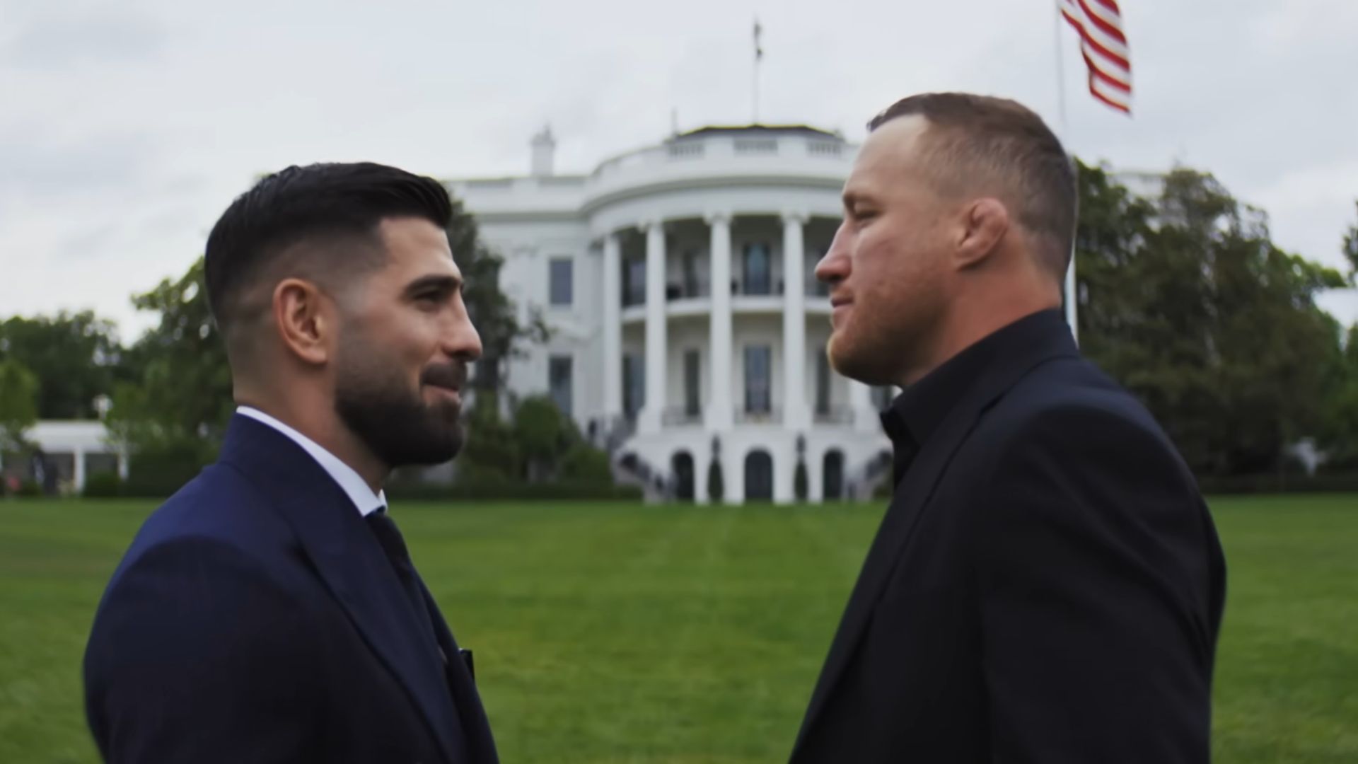 Topuria i Gaethje starli się przed UFC w Białym Domu. Padły zapowiedzi nokautu