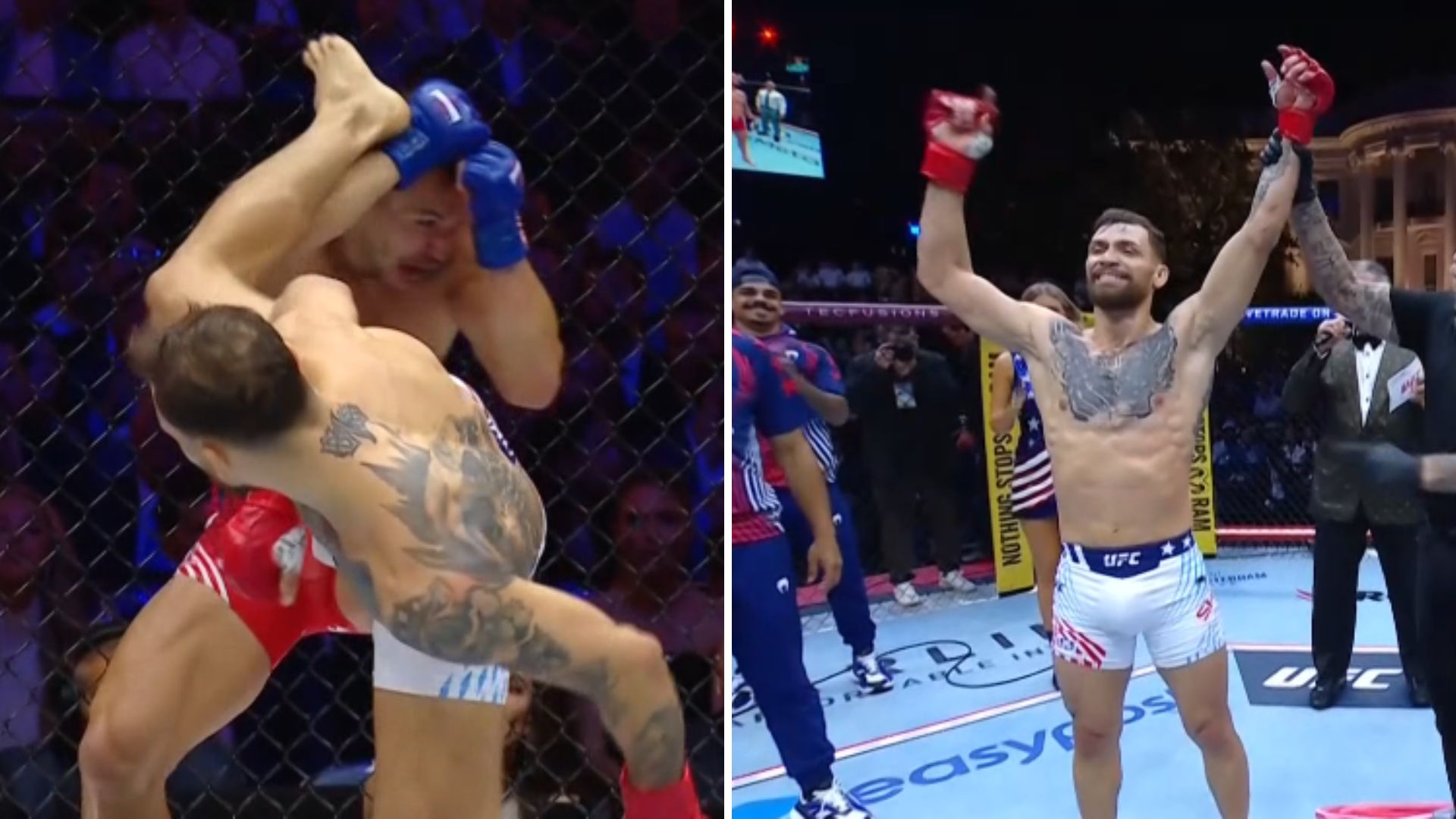 UFC: Mauricio Ruffy z kolejnym nokautem! Chandler padł w Białym Domu