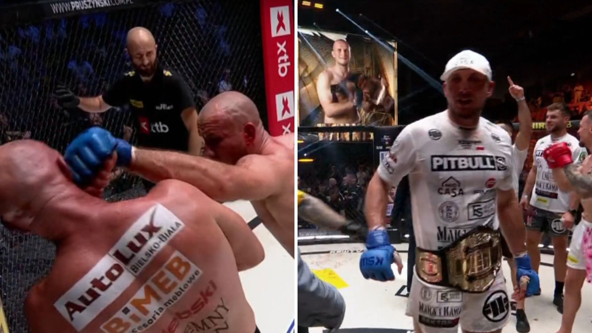 XTB KSW 120: Bartosz Leśko MISTRZEM KSW! Pokonał Haratyka w rewanżu