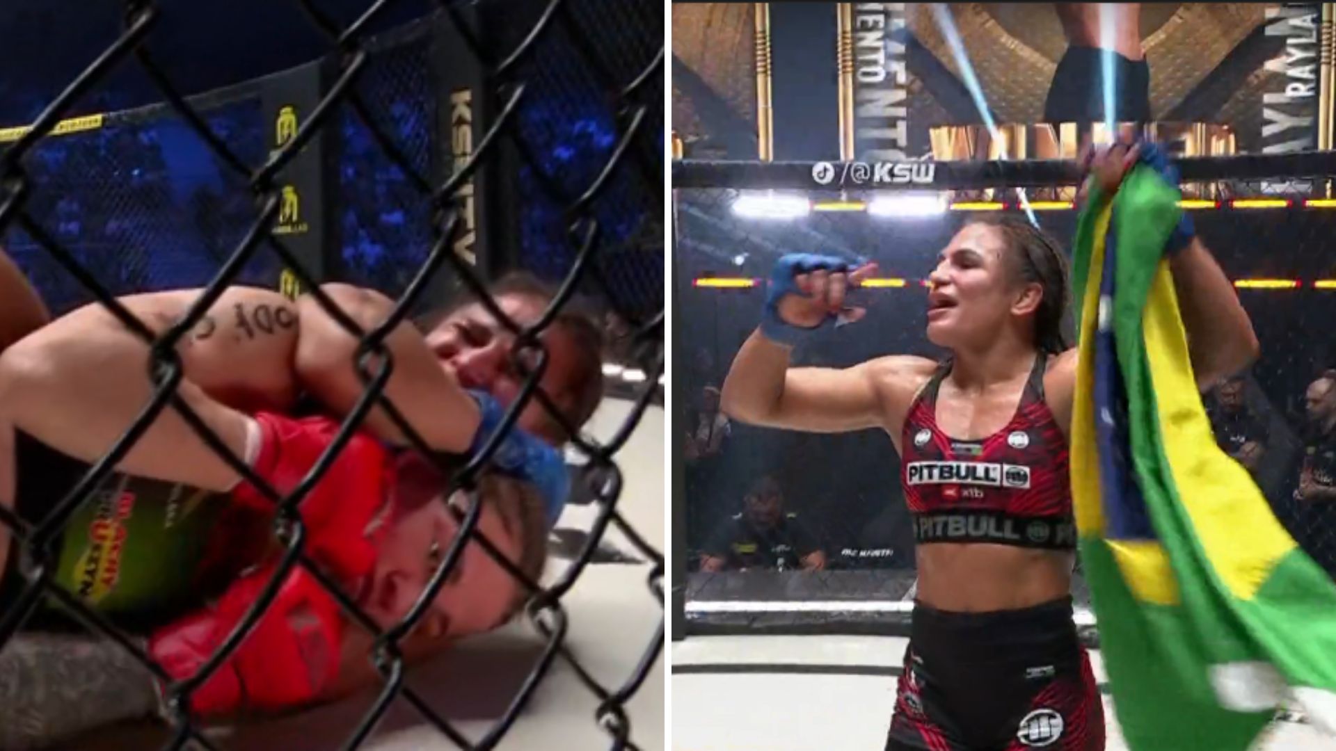 XTB KSW 120: Laura Grzyb przegrała. Rayla Nascimento poddała mistrzynię świata w boksie