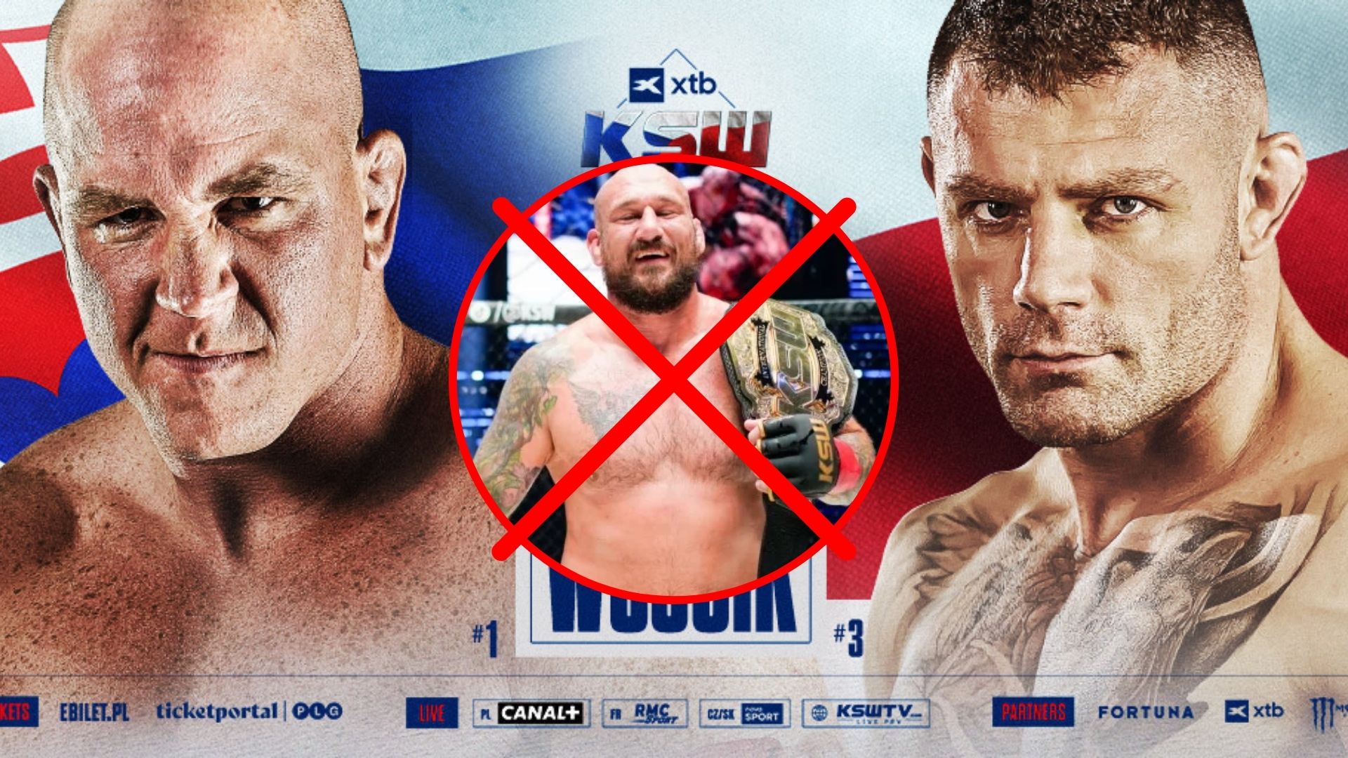 Marcin Wójcik w walce wieczoru XTB KSW 121! Phil De Fries doznał kontuzji