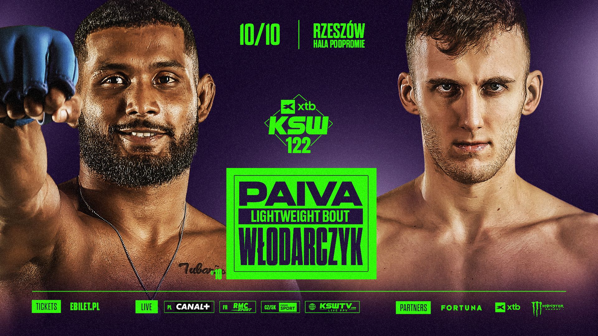 Niepokonany Włodarczyk zawalczy o ranking! Na XTB KSW 122 zmierzy się z Paivą