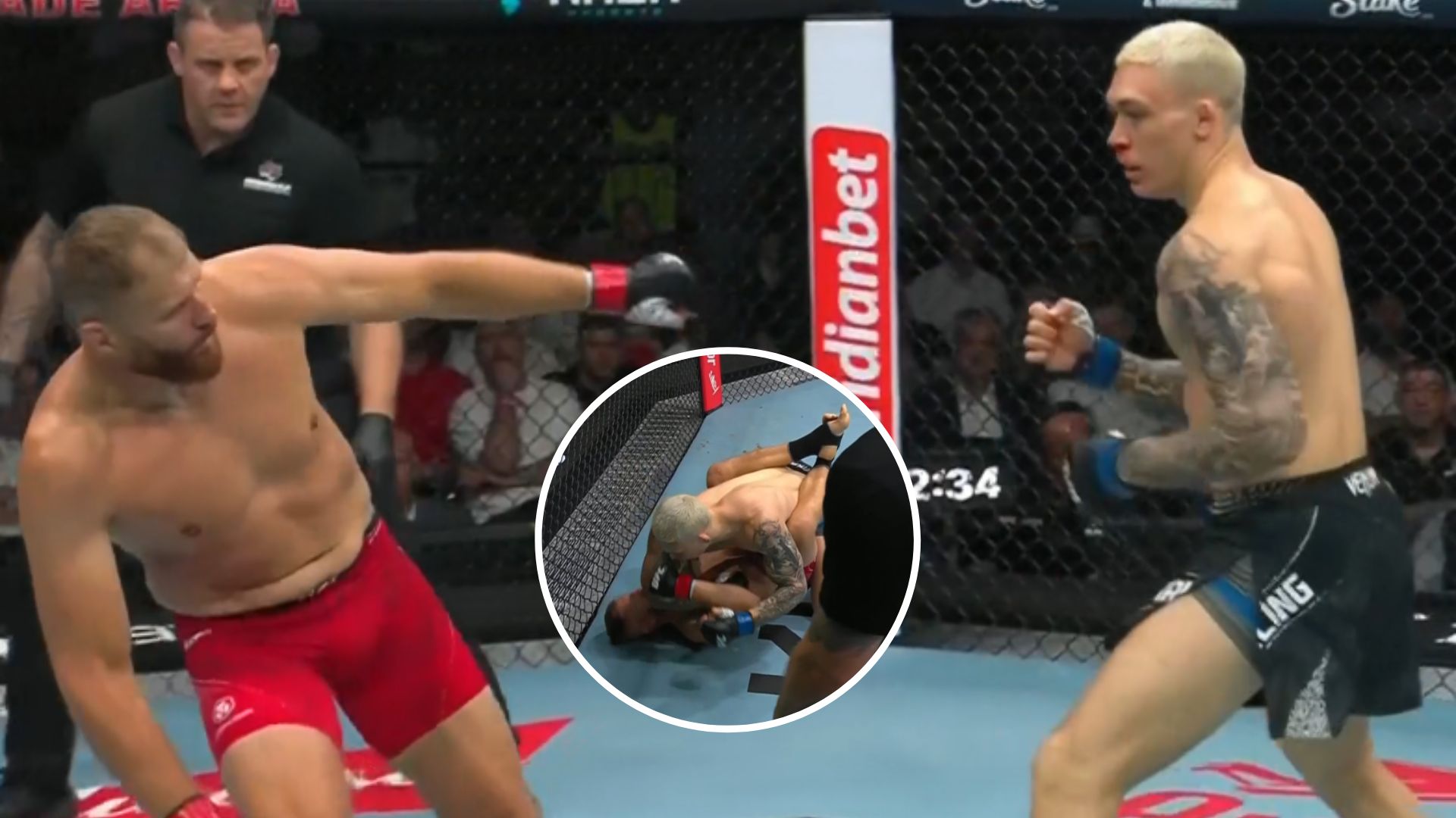 UFC: Jan Błachowicz przegrał przez TKO. Navajo Stirling zwyciężył w pierwszej rundzie