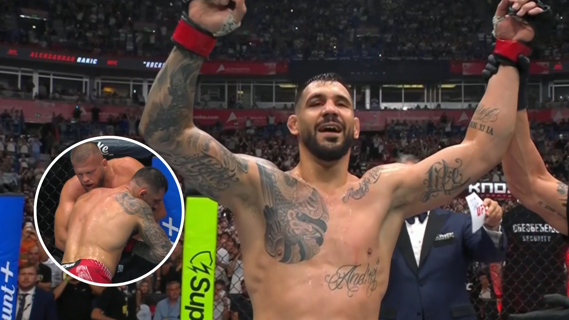 UFC: Tybura przegrał w Serbii. Aleksandar Rakić zwyciężył decyzją w wadze ciężkiej