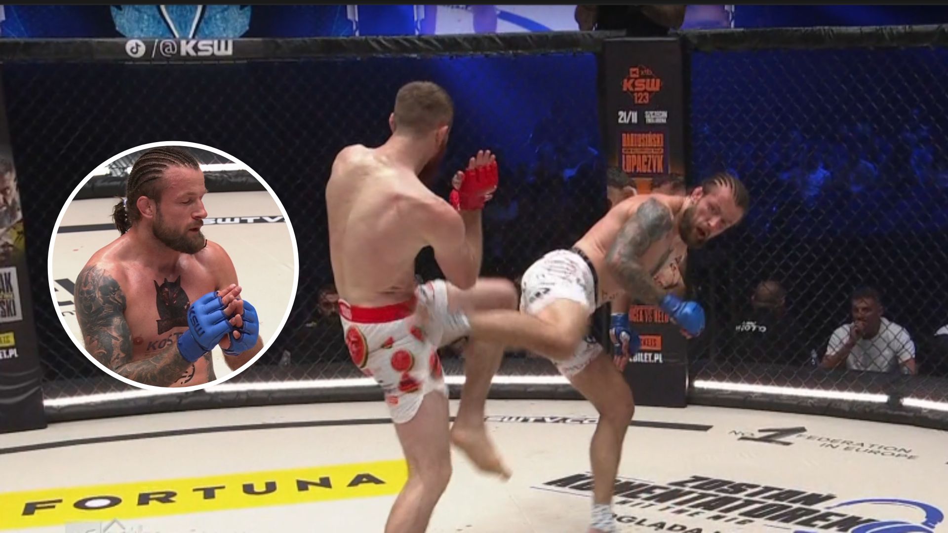 XTB KSW 121: Walka Tulshaev vs Koziorzębski uznana za nieodbytą. Zadecydował przypadkowy faul