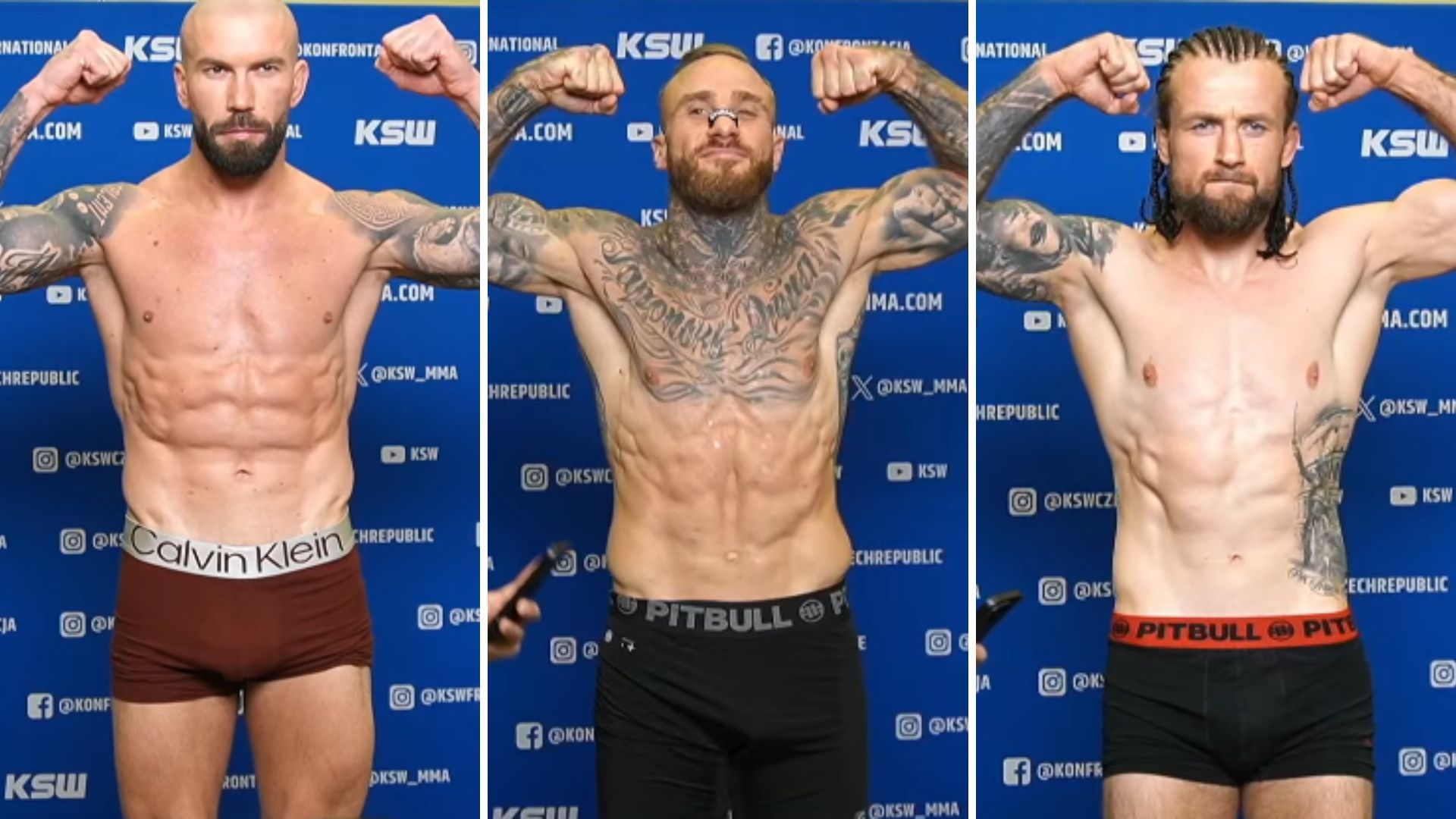 XTB KSW 121: Wyniki ważenia i face to face na żywo. Jedno starcie wypadło z rozpiski [VIDEO]