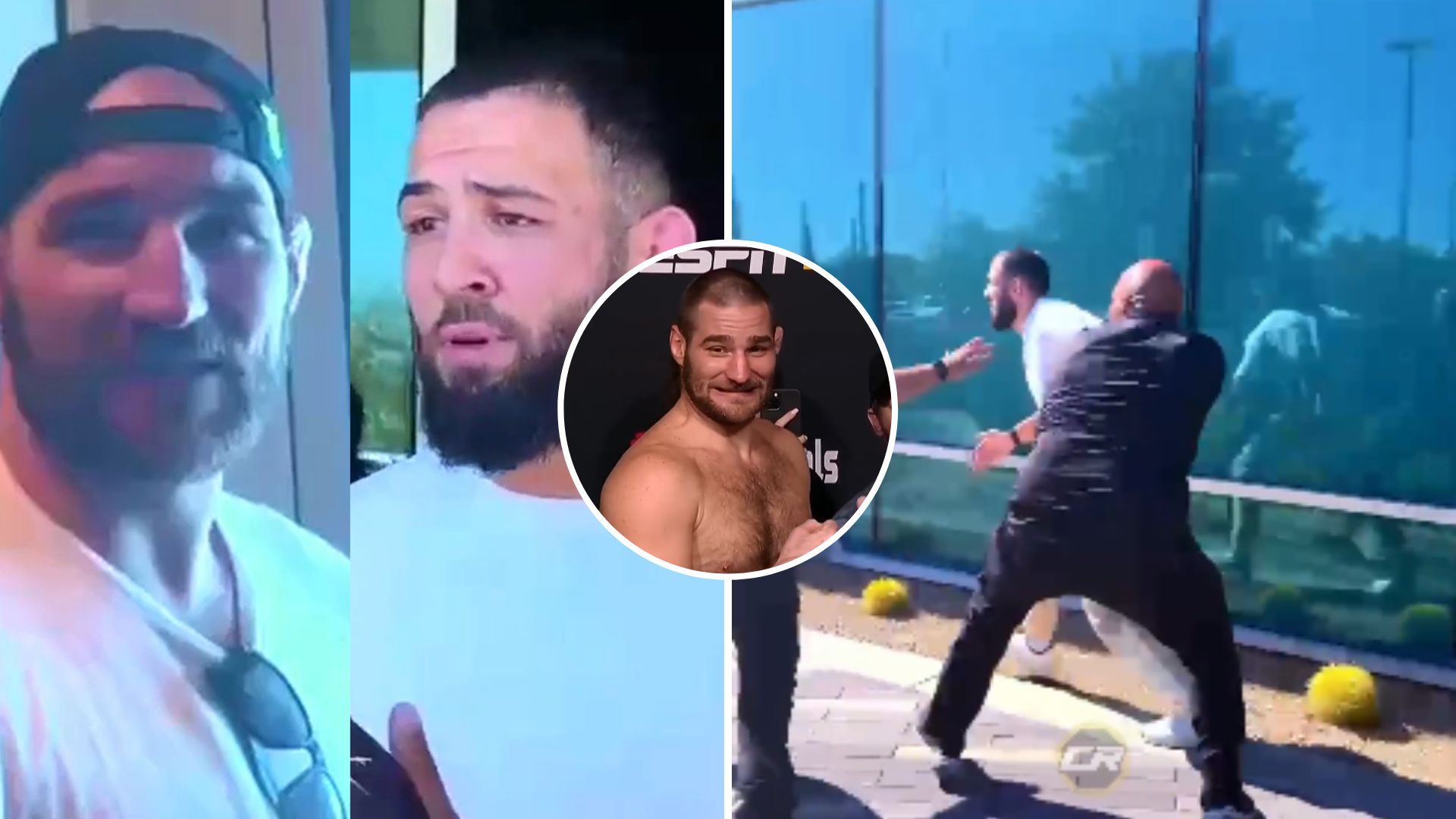 Gorąco w UFC PI! Imavov dopadł Stricklanda i zażądał odpowiedzi. Mistrz komentuje: Żenada