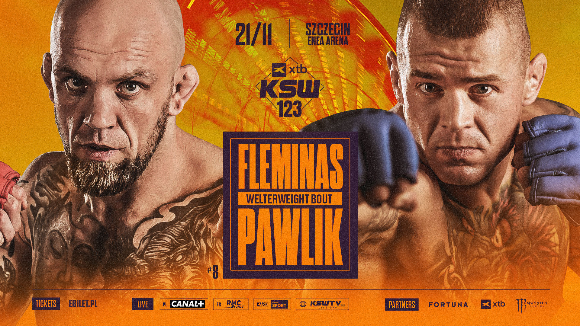 Madars Fleminas vs Mateusz Pawlik – znamy kolejną walkę XTB KSW 123